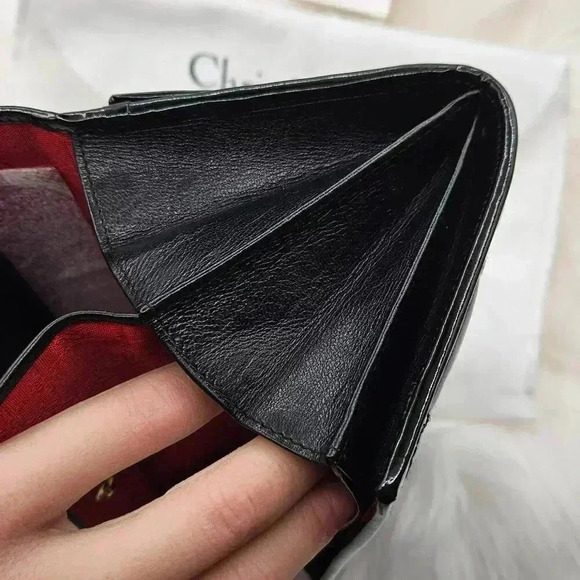 Dior Black Quilted Patent Leather Porte  Monnaie - Picture 13 of 17